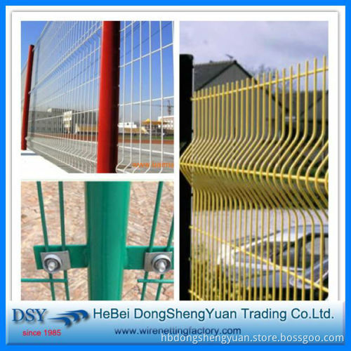 volume-produce green welded wire mesh fence(factory since 1985)